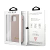 Guess GUHCP12LLSLMGLP Metal Logo szilikon tok iPhone 12 Pro MAX pink thumbnail