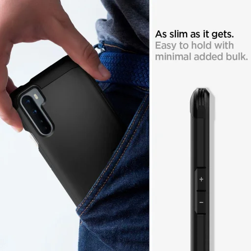 OnePLus Nord Spigen Tough Armor tok kihajtható támasszal fekete (ACS02035) - 11