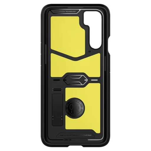 OnePLus Nord Spigen Tough Armor tok kihajtható támasszal fekete (ACS02035) - 3