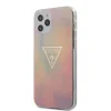 iPhone 12 Pro MAX Guess GUHCP12LPCUMCGG01 T D PC/TPU Gold Triangle 01 tok pink thumbnail