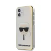 iPhone 12 mini Karl Lagerfeld KLHCP12SPCKHML PC/TPU Head tok irizáló - 1