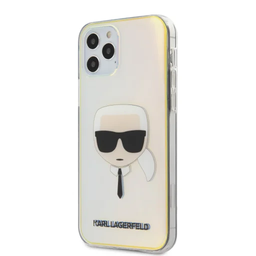 iPhone 12/ 12 Pro Karl Lagerfeld KLHCP12MPCKHML PC/TPU Head tok irizáló - 1