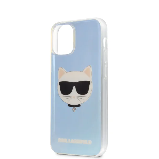 iPhone 12/ 12 Pro Karl Lagerfeld KLHCP12MCIR PC/TPU Choupette Head tok irizáló - 6