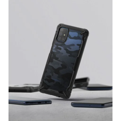 Samsung M51 tok Ringke Fusion X terepmintás fekete (XDSG0043) - 7