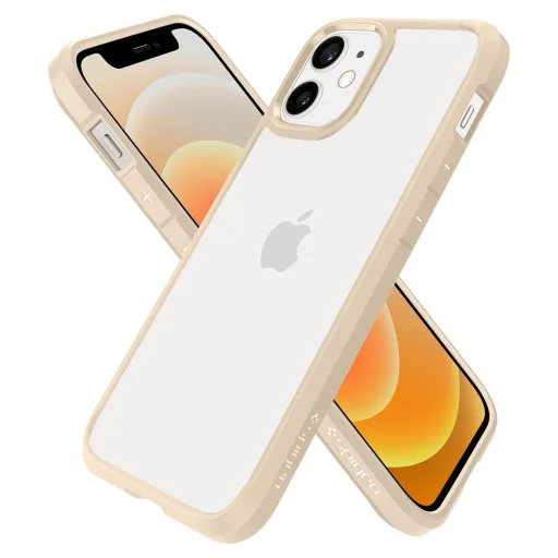 iPhone 12 mini Spigen Ultra Hybrid tok matt Sand Beige (ACS02178) - 7