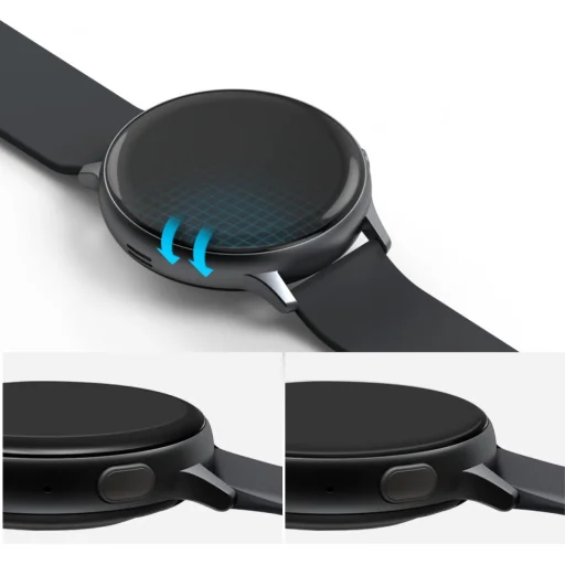 Samsung Galaxy Watch Active 2 (44mm) Ringke Easy Flex Antibakteriális kijelzővédő fólia - 2