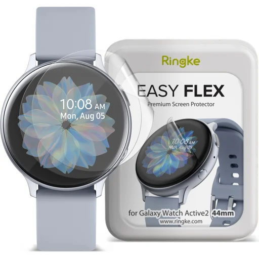 Samsung Galaxy Watch Active 2 (44mm) Ringke Easy Flex Antibakteriális kijelzővédő fólia - 1