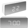 Tükrös digitális ébresztőóra fehér thumbnail