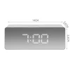 Tükrös digitális ébresztőóra fehér thumbnail