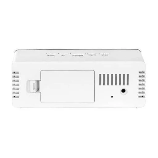 Tükrös digitális ébresztőóra fehér - 5