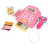 Játék gyerek pénztárgép, csipogóval pink színben thumbnail