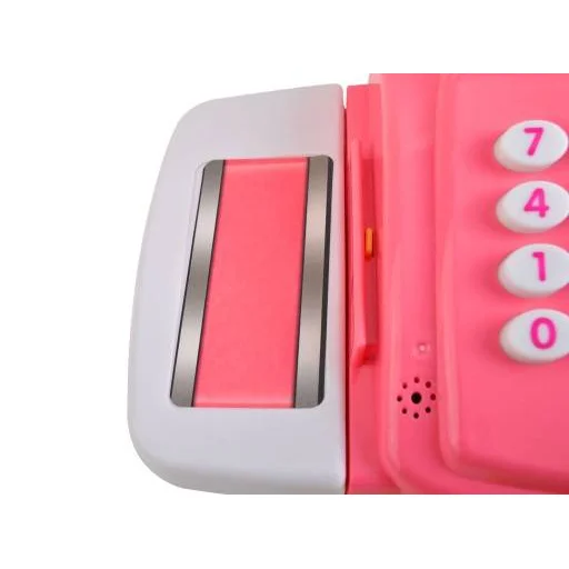 Játék gyerek pénztárgép, csipogóval pink színben - 9