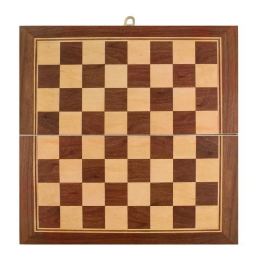 Klasszikus fa sakktábla tároló dobozzal - 3