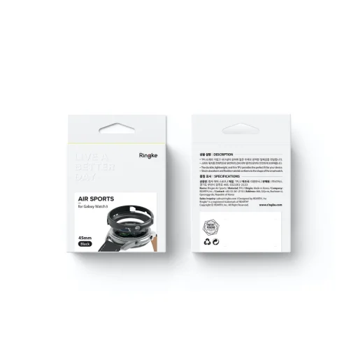 Ringke Air Sports gél TPU tok Samsung Galaxy Watch 3 41mm fekete - 10
