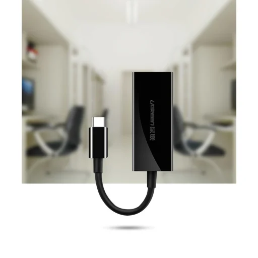 Ugreen USB Type C 1000Mbps Gigabit külső hálózati adapter fekete (50307) - 6