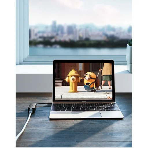 Ugreen USB Type C 1000Mbps Gigabit külső hálózati adapter fekete (50307) - 5