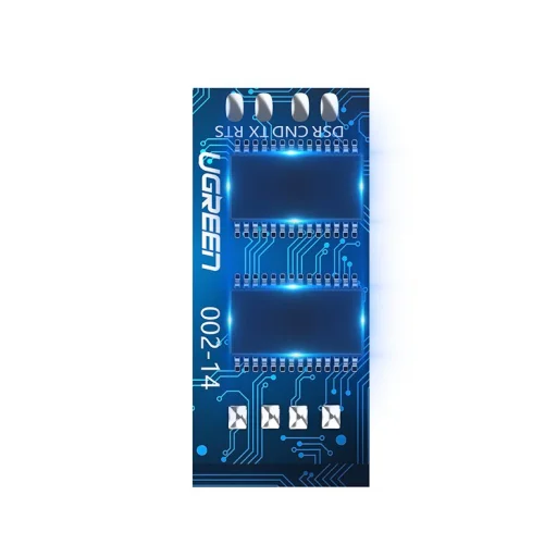 Ugreen USB Type-C - RJ45 (LAN) lapos kábel 1,5m fekete (80186 CM204) - 2