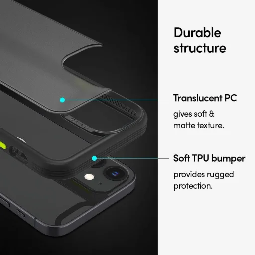 iPhone 12 mini Spigen Cyrill Color Brick tok fekete (ACS01783) - 9