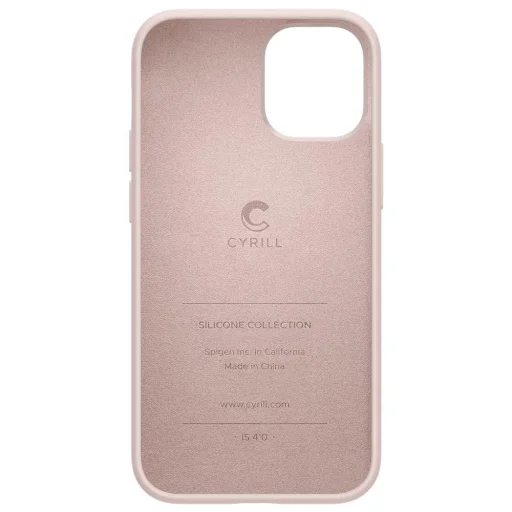 iPhone 12 mini Spigen Cyrill szilikon tok Pink Sand (ACS01945) - 3