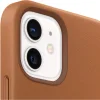 Apple gyári valódi bőr tok iPhone 12/ 12 Pro Saddle Brown (MHKF3ZM/A) thumbnail