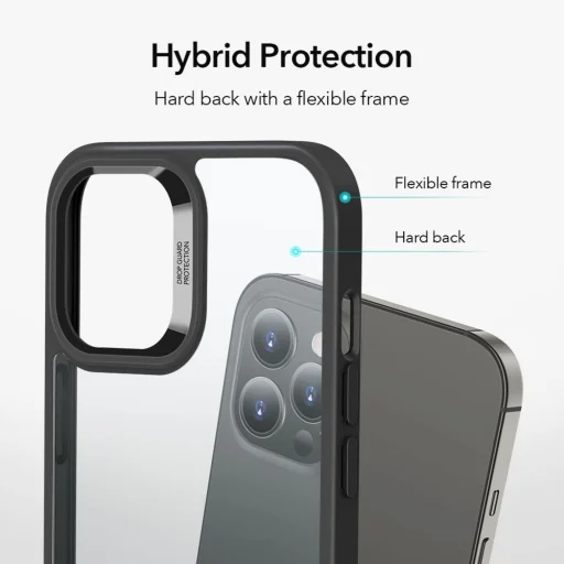 ESR Classic Hybrid tok iPhone 12/ 12 Pro fekete - 2