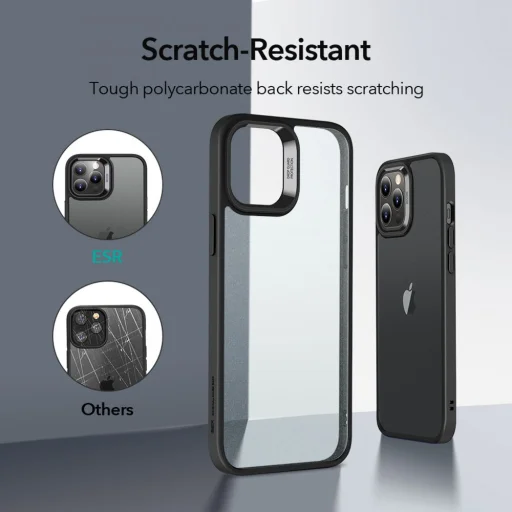 ESR Classic Hybrid tok iPhone 12/ 12 Pro fekete - 4