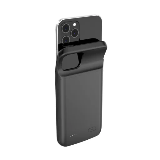 iPhone 12 mini Tech-Protect Powercase tok 4700 mAh akkumulátorral fekete - 9