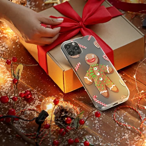 Forcell Winter tok iPhone 12 mini karácsonyi süti mintás - 3