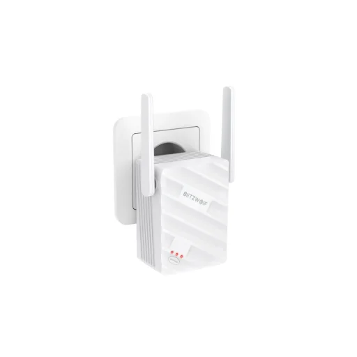 BlitzWolf BW-NET3 WiFi repeater, Extender fehér - 4