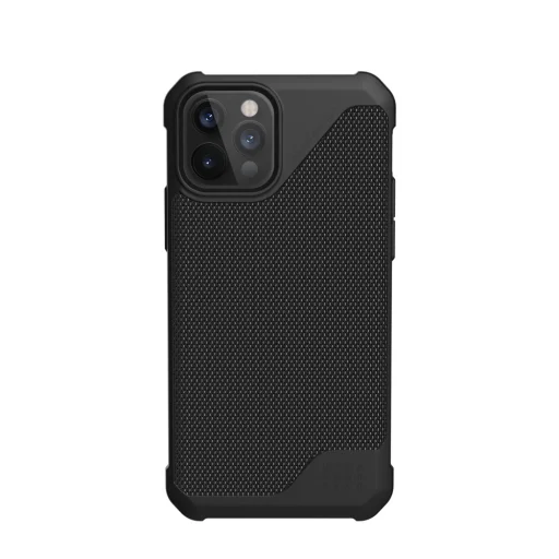 iPhone 12 Pro MAX UAG Metropolis LT fokozott védelmet biztosító FIBRARMR tok Kevlar fekete - 1