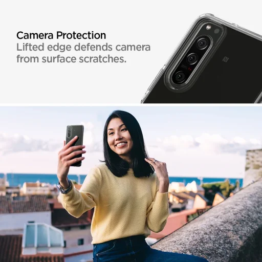 Spigen Liquid Crystal tok Sony Xperia 5 II Crystal Clear (ACS02116) - 9