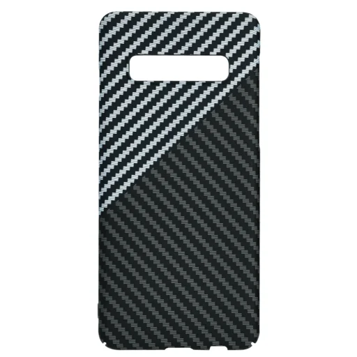  Techsuit - Carbonite FiberShell - Samsung Galaxy S10 - Lopakodó Szürke tok - 4