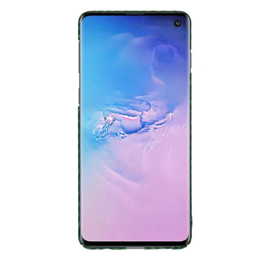  Techsuit - Carbonit Szálhéj - Samsung Galaxy S10 - Zöld tok - 2