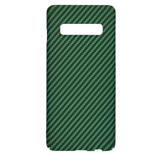  Techsuit - Carbonit Szálhéj - Samsung Galaxy S10 - Zöld tok - 4