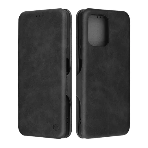  Techsuit - Biztonságos Pénztárca Plus - Motorola Moto G75 - Fekete tok - 1