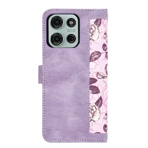  Techsuit - FlipCraft - Motorola Moto G75 - Titokzatos lila tok - 5