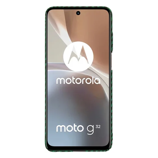  Techsuit - Carbonite FiberShell - Motorola Moto G32 - Zöld tok - 2