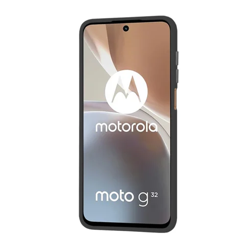  Techsuit - HaloFrost sorozat - Motorola Moto G32 - Fekete tok - 3