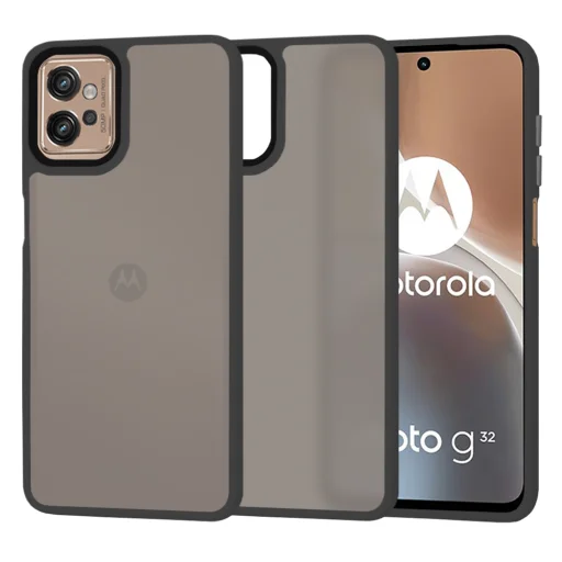  Techsuit - HaloFrost sorozat - Motorola Moto G32 - Fekete tok - 1