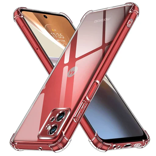  Techsuit - Ütésálló Átlátszó Szilikon Tok - Motorola Moto G32 - Átlátszó tok - 1