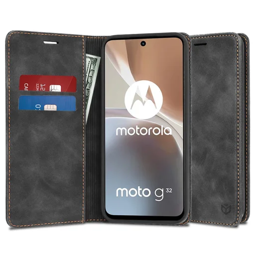  Techsuit - Kényelmes Tok - Motorola Moto G32 - Fekete tok - 1
