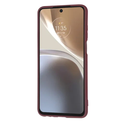  Techsuit - SoftFlex - Motorola Moto G32 - Szilvavörös tok - 2