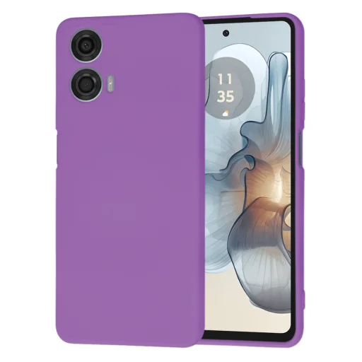  Techsuit - SoftFlex - Motorola Moto G24 Power - Lila tok - 1