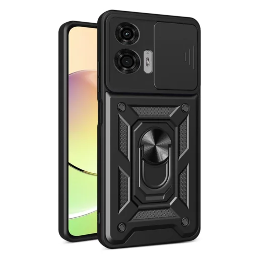  Techsuit - CamShield sorozat - Motorola Moto G24 Power - Fekete tok - 1