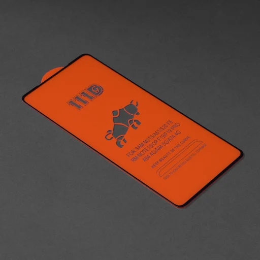  Techsuit - 111D Teljes Borítású / Teljes Ragasztású Üveg - Samsung Galaxy A52 4G / A52 5G / A52s 5G - Fekete - 2