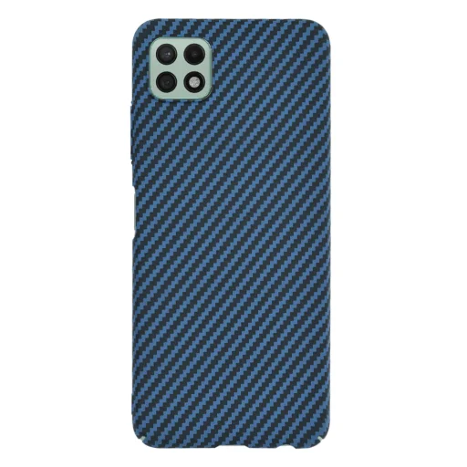  Techsuit - Carbonite Fiberhéj - Samsung Galaxy A22 5G - Ciánkék tok - 3