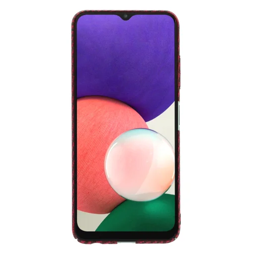  Techsuit - Carbonite FiberShell - Samsung Galaxy A22 5G - Piros tok - 2