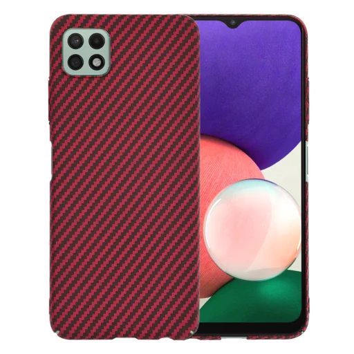  Techsuit - Carbonite FiberShell - Samsung Galaxy A22 5G - Piros tok - 1