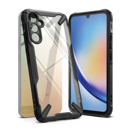  Ringke - Fusion X - Samsung Galaxy A34 5G - Fekete tok - 1