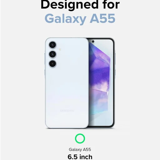  Ringke - Fusion - Samsung Galaxy A55 5G - Matt átlátszó tok - 7